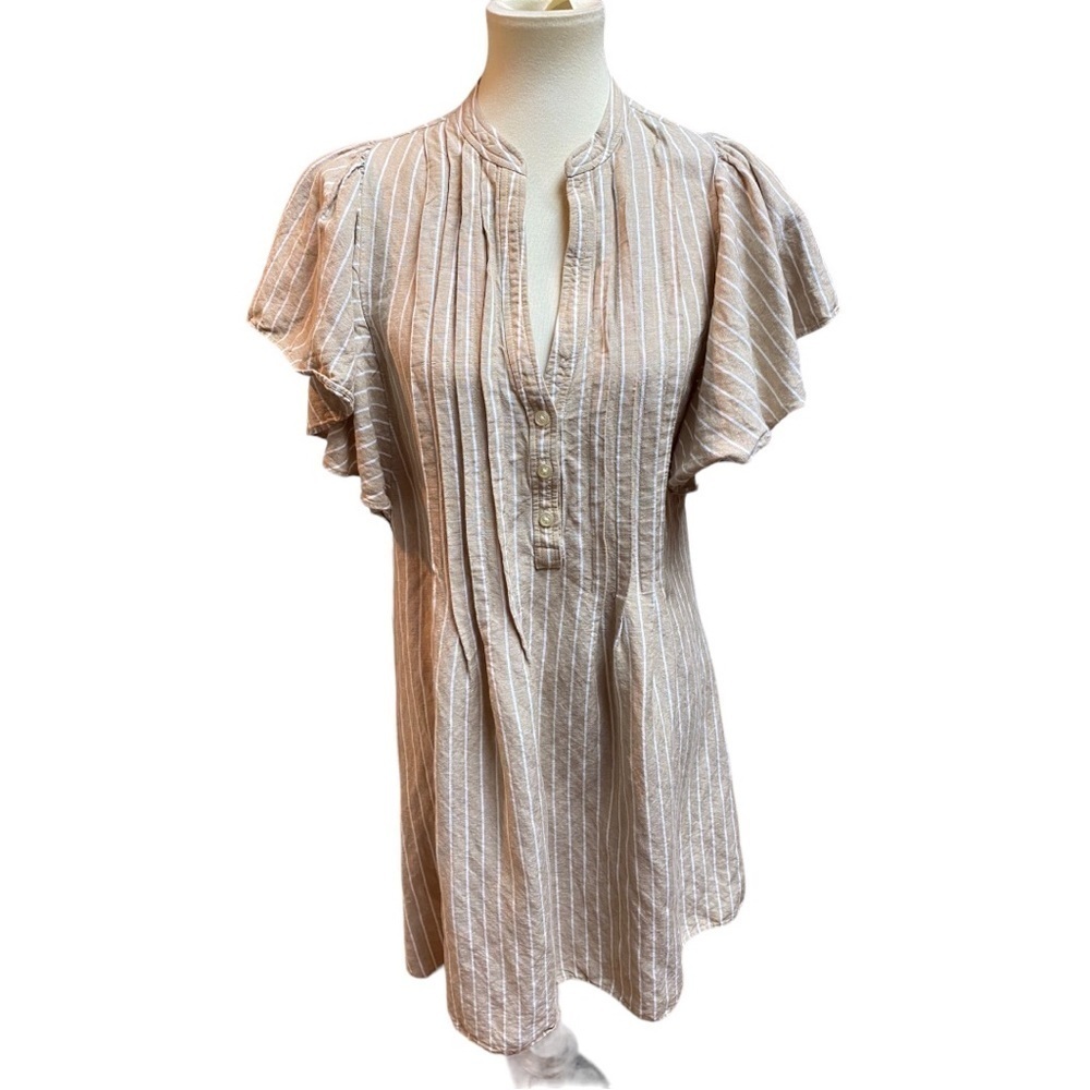 LOFT Linen Shift Dress